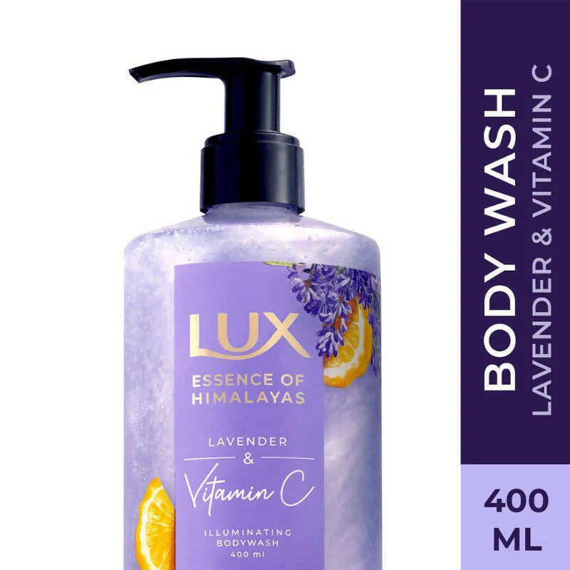 Lux - Essence of Himalayas Lavender & Vitamin C Illuminating Shimmer Body Wash 400ml