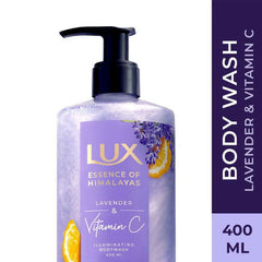 Lux - Essence of Himalayas Lavender & Vitamin C Illuminating Shimmer Body Wash 400ml