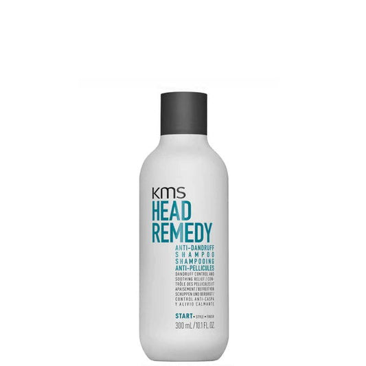 KMS Head Remedy anti-dandruff shampoo, white bottle with black cap, 300 ml