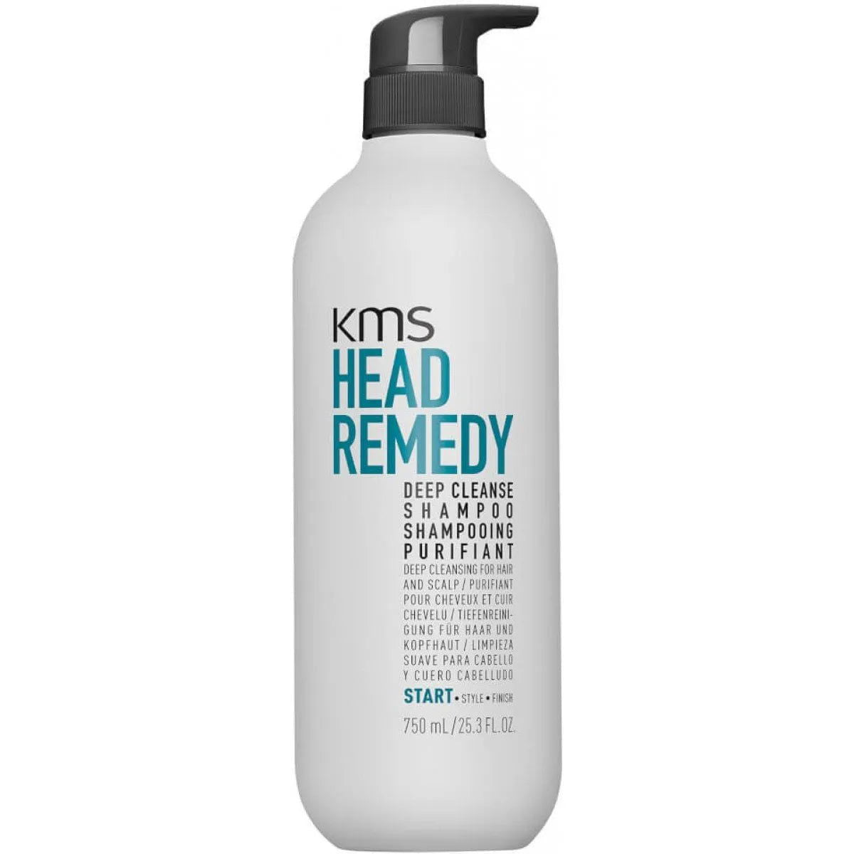 KMS Head Remedy Deep Cleanse Shampoo 750ml - Kess Hair and Beauty