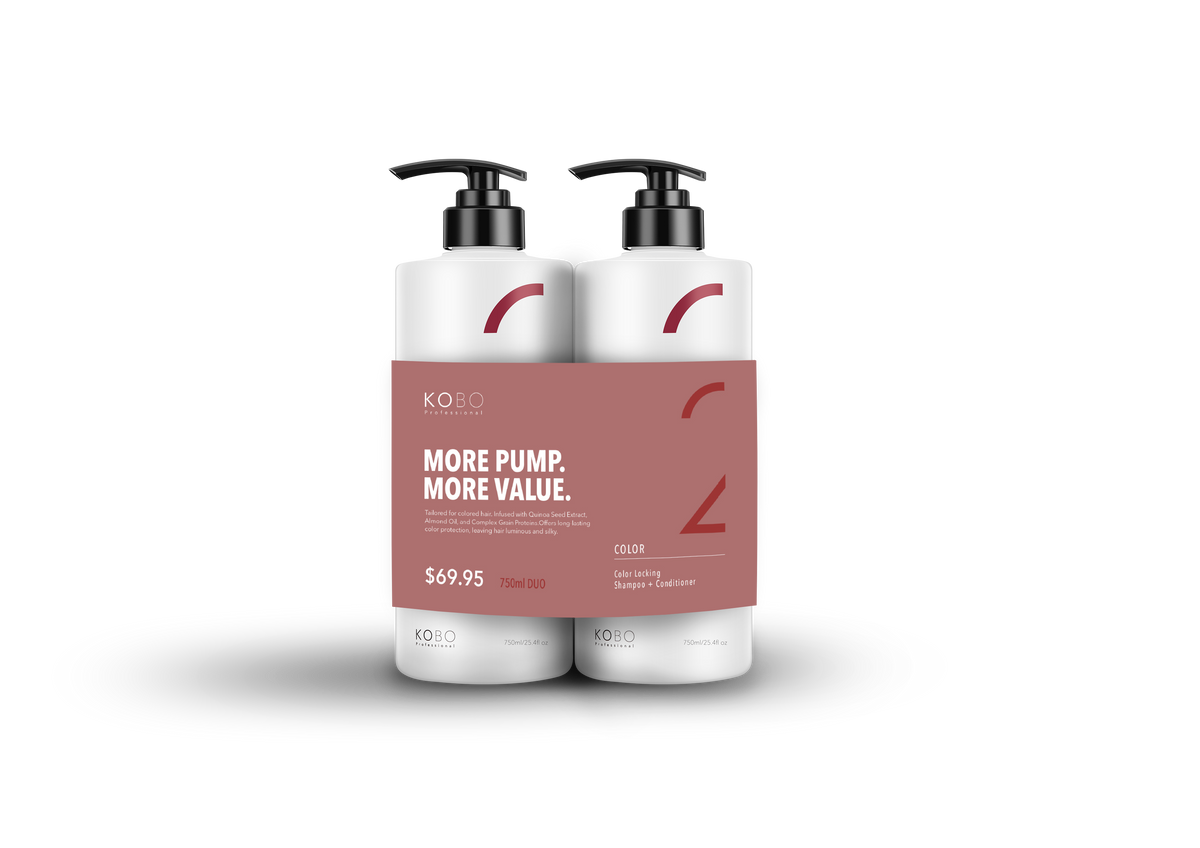 KOBO Color Shampoo & Conditioner 750ml Duo