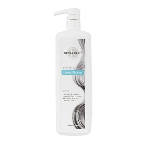 Keracolor Color Clenditioner Colour Shampoo Silver 1000ml - Kess Hair and Beauty