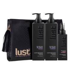 Lust Blonde Shampoo Conditioner & Leave In Treatment Trio Pack