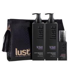 Lust Blonde Shampoo Conditioner & Luxury Oil Treatment Trio Pack