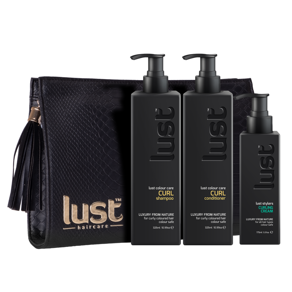Lust Curl Shampoo Conditioner & Curling Cream Trio Pack