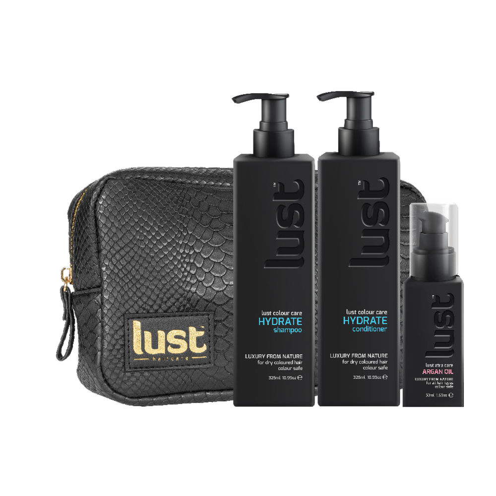 Lust HYDRATE Duo + Luxury Oil Gift Pack - Kess Hair and Beauty