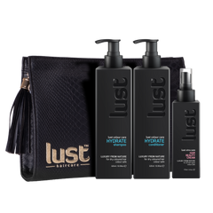 Lust Hydrate Shampoo Conditioner & Hair Beauty Cream Trio Pack
