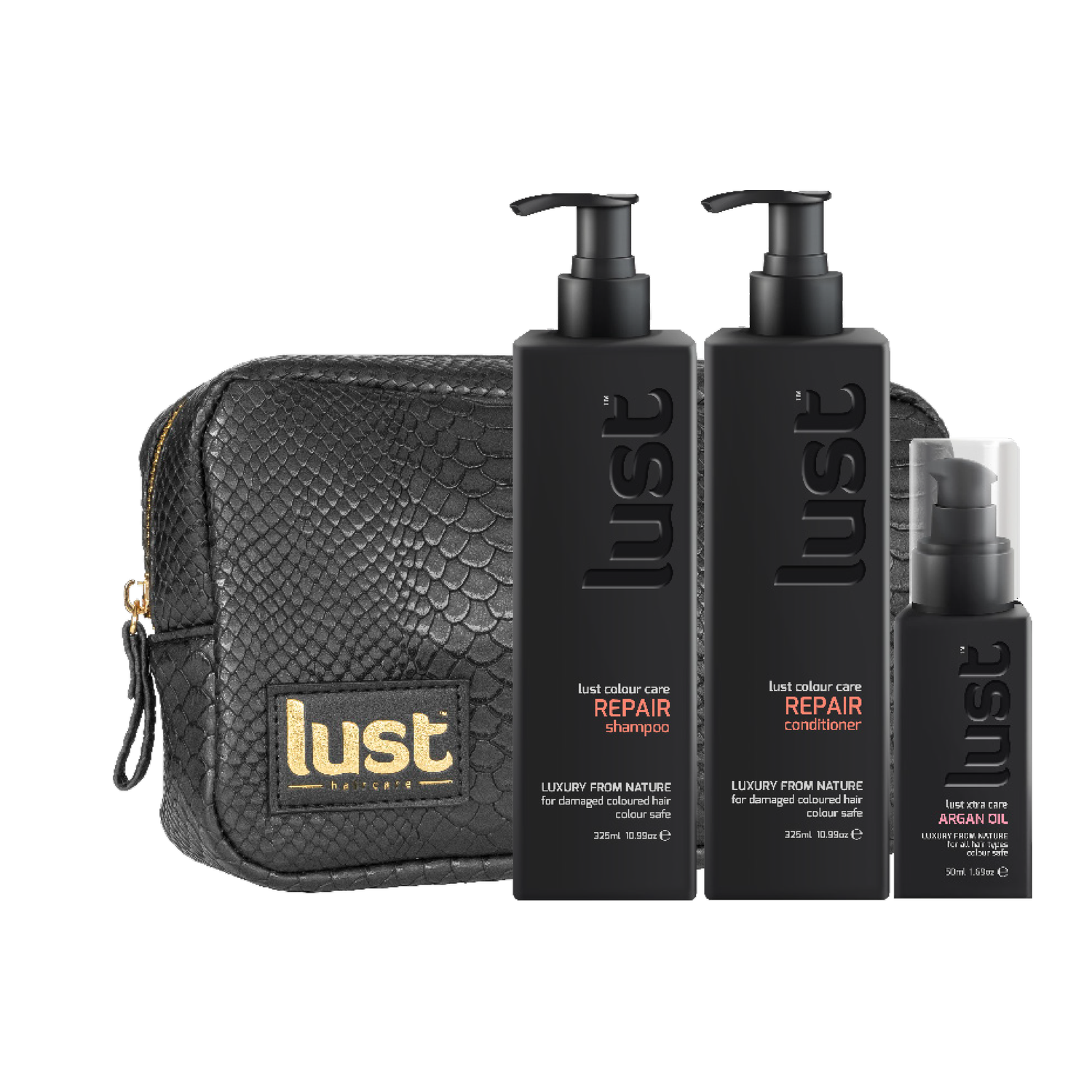 Lust REPAIR Duo + Luxury Oil Gift Pack Success - Kess Hair and Beauty