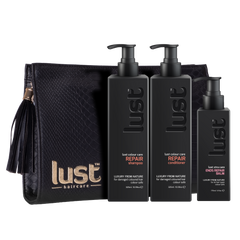 Lust Repair Shampoo Conditioner & Ends Repair Balm Trio Pack