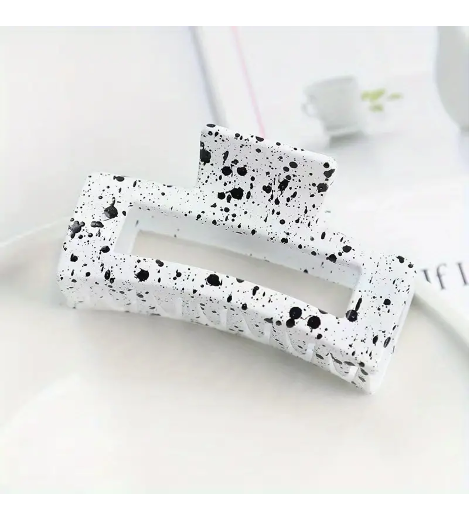 Large Thick Acrylic Hair Clip Rectangle - 3pcs - Kess Hair and Beauty