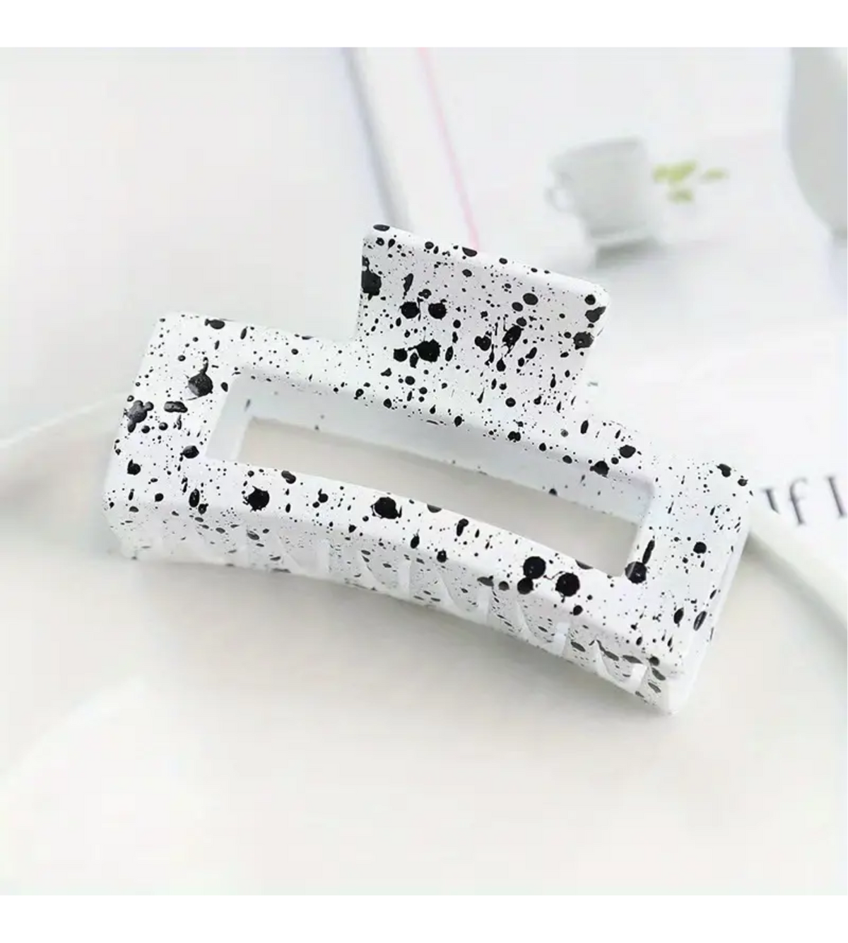 Large Thick Acrylic Hair Clip Rectangle - 3pcs - Kess Hair and Beauty