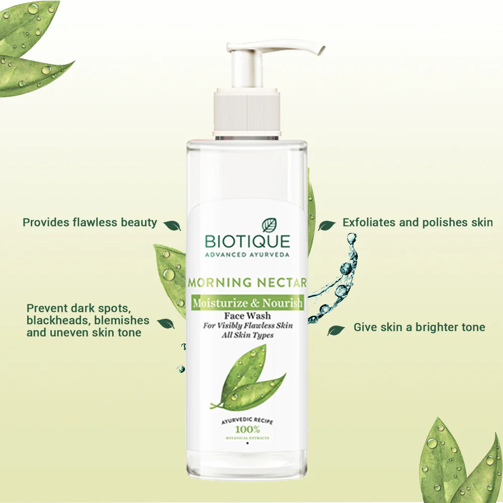 Biotique Bio Morning Nectar Moisturizing Face Wash 200ml