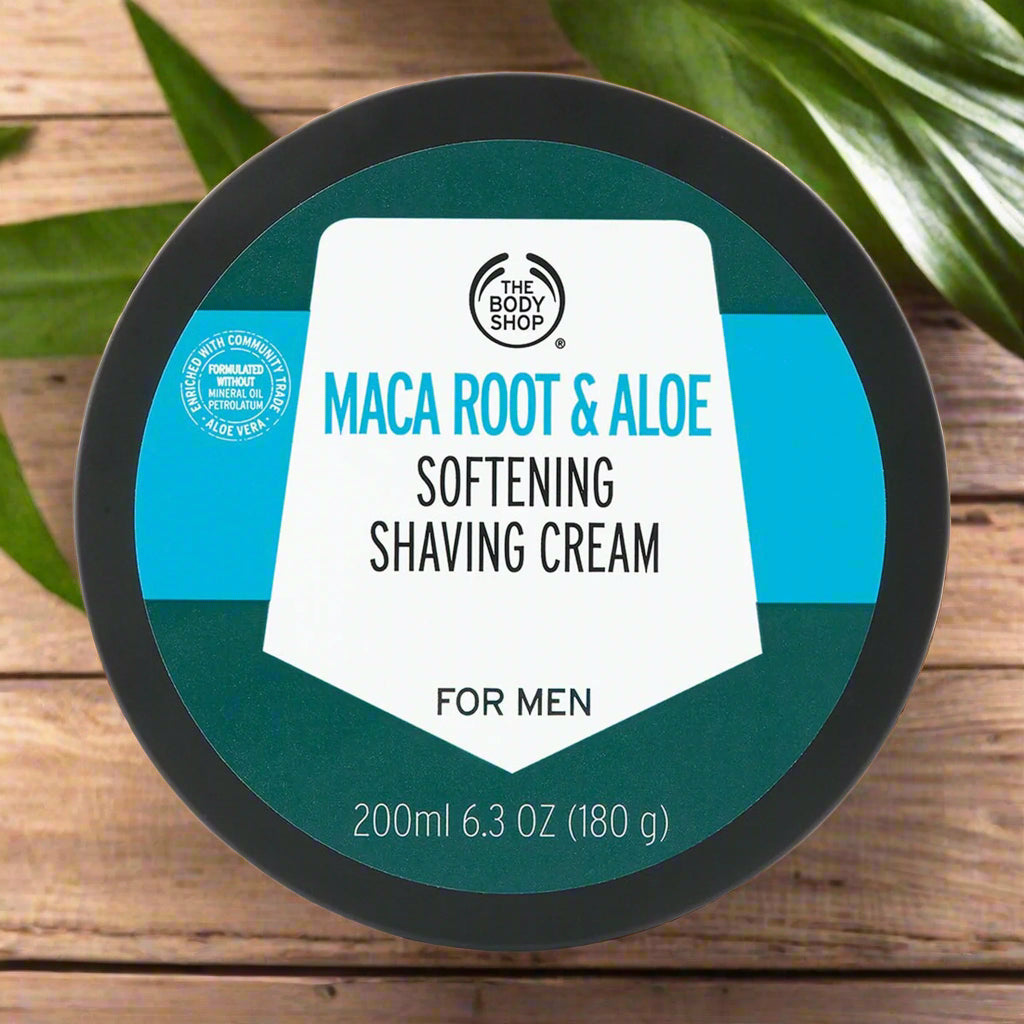 The Body Shop - Maca Root & Aloe Softening Shaving Cream For Men 200ml