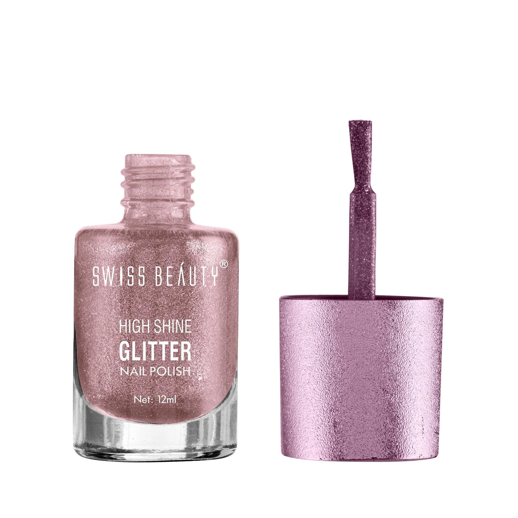 Swiss Beauty High Shine Glitter Nail Polish Shade No.  02