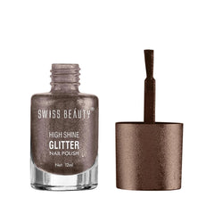 Swiss Beauty High Shine Glitter Nail Polish Shade No. 08