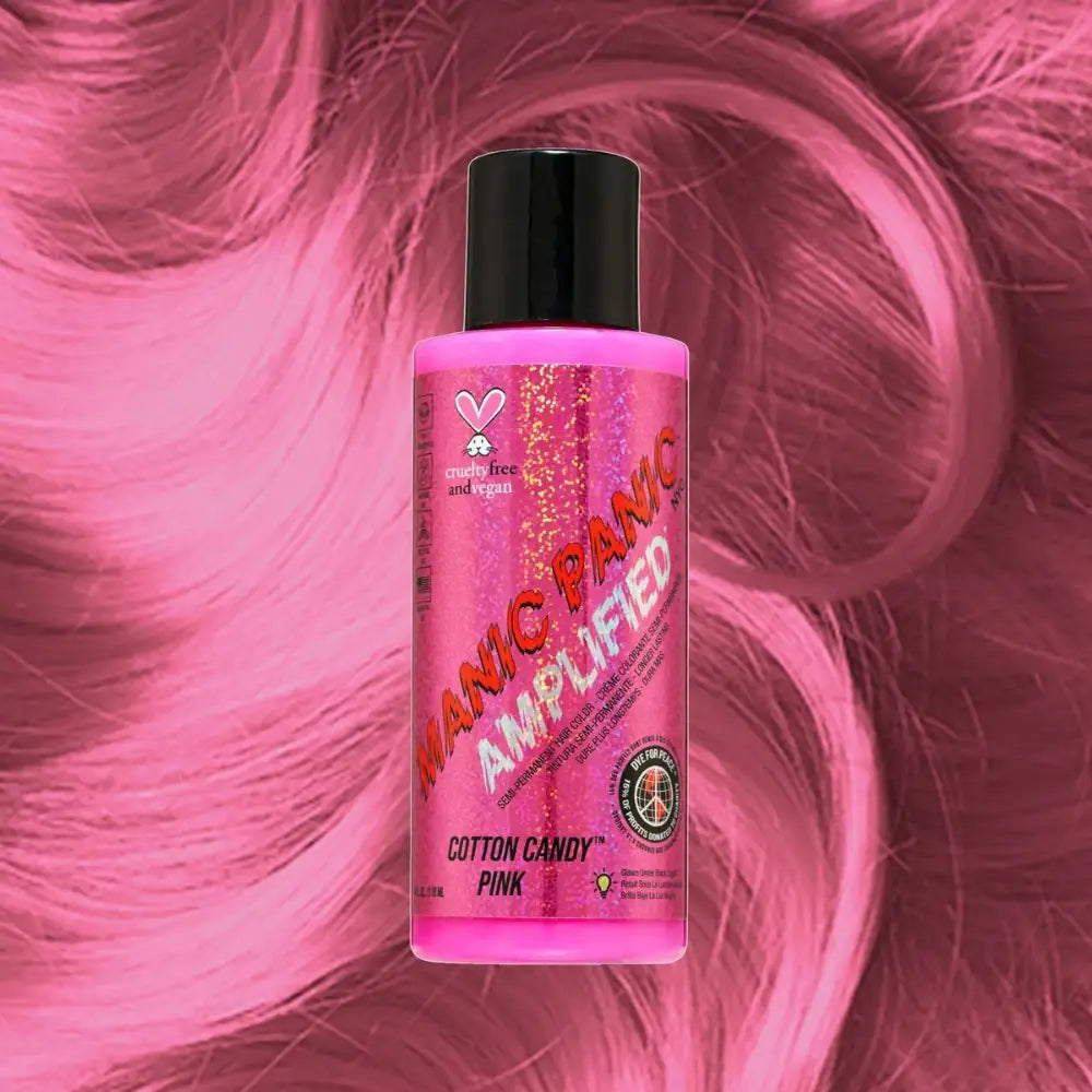 Manic Panic Amplified Semi-Permanent Hair Colour 118ml – Cotton Candy Pink