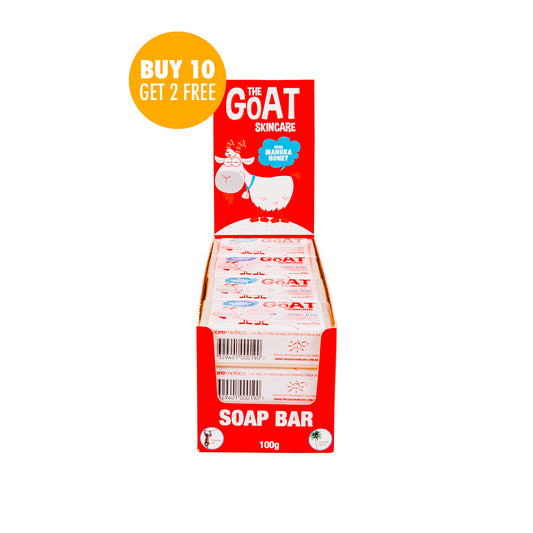The Goat Skincare Soap with Manuka Honey CARTON 12x100g - Kess Hair and Beauty