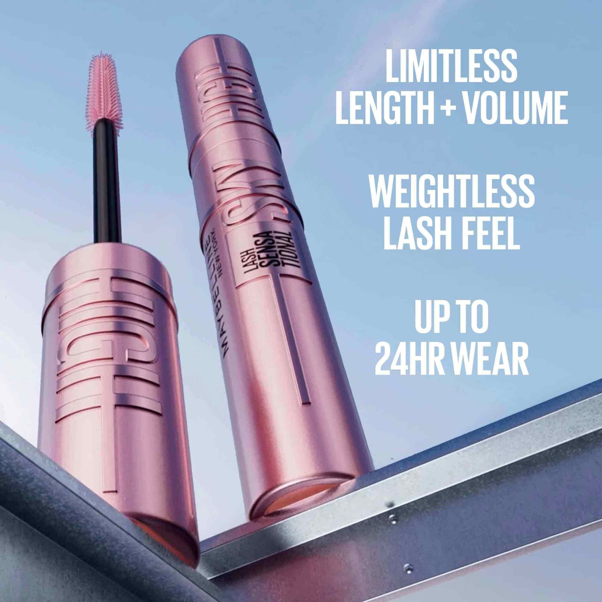 Two Lash Sensational Sky High mascara tubes with rose-pink brush