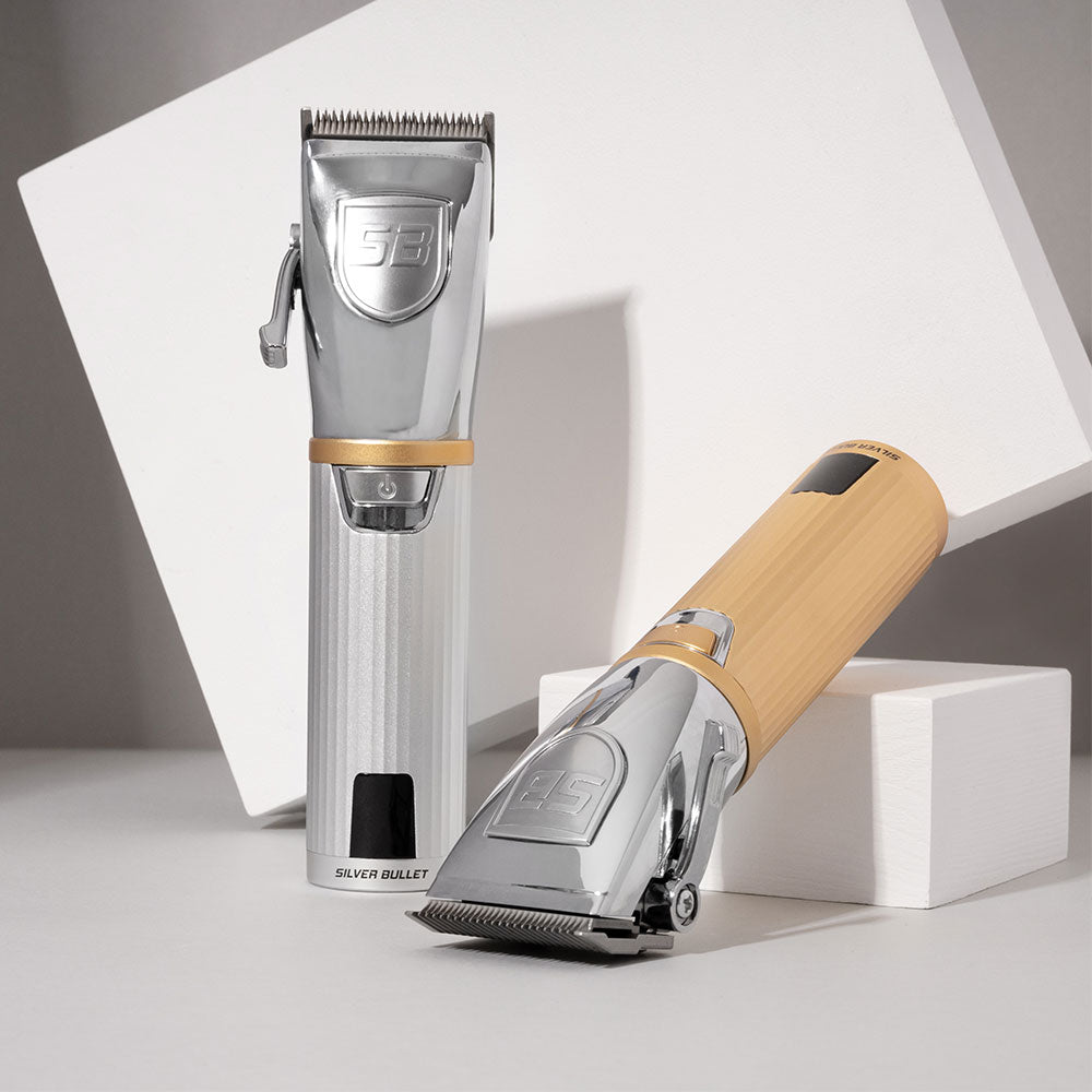 Silver Bullet Grenadier Metal Hair Clipper - Silver - Kess Hair and Beauty