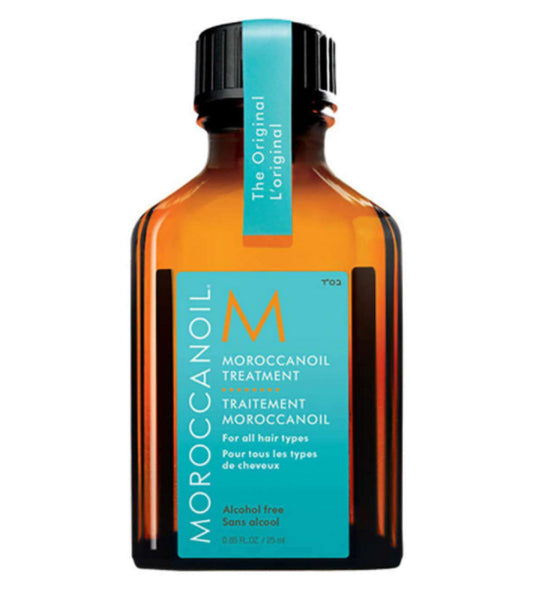 Moroccanoil Treatment Original hair oil bottle, amber with black cap
