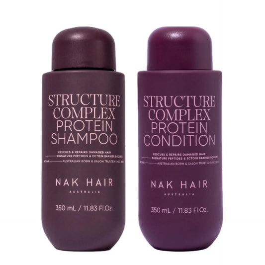 Nak Hair Structure Complex Protein Shampoo & Conditioner 350 mL bottles set