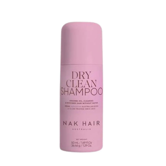 Nak Hair dry clean shampoo bottle, pink, 50 ml