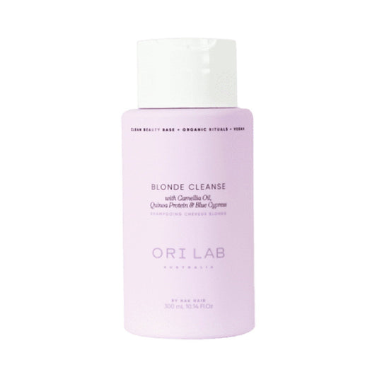 NAK ORI Lab Blonde Cleanse shampoo bottle, purple label, 300 ml