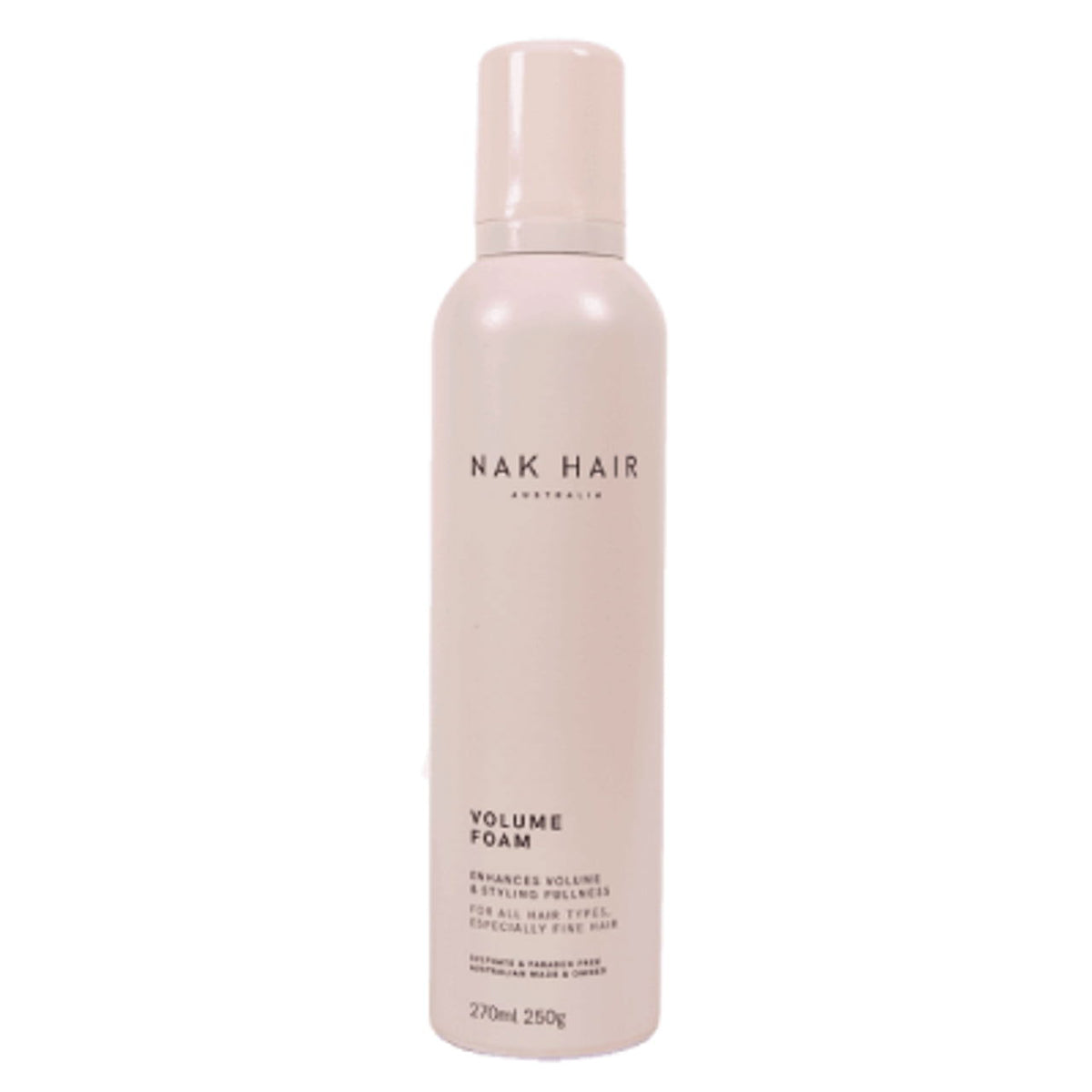 NAK Hair Volume Foam 250g - Kess Hair and Beauty