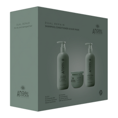 Angel Professional Deep Sea Dual Repair Shampoo, Conditioner & Mask Holiday Gift Set 2026