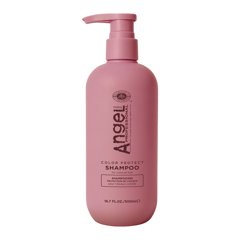 Angel Professional Color Protect Shampoo bottle, pink pump, 500 ml