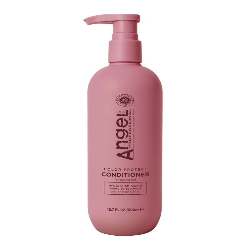 Color protect conditioner bottle with pink pump dispenser, 500ml