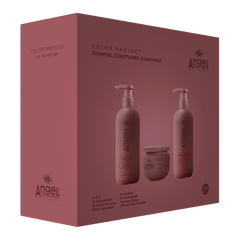 Angel Professional Deep Sea Color Protect Shampoo, Conditioner & Mask Holiday Gift Set 2026