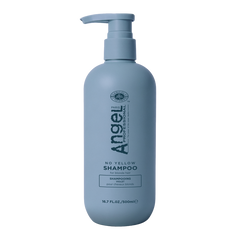 500ml blue shampoo bottle with pump, no yellow formula, violet care