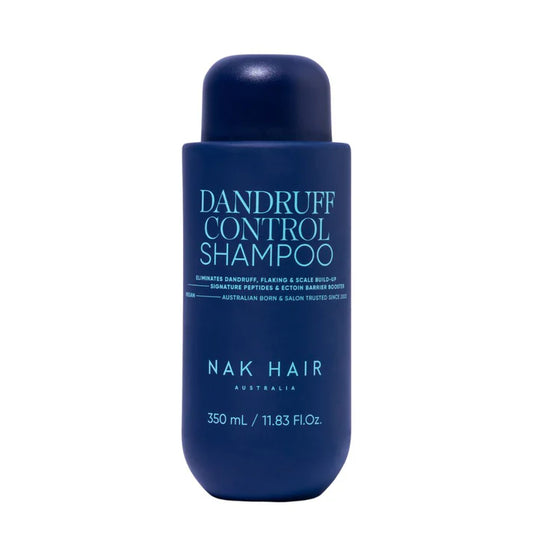 Dandruff control shampoo bottle, dark blue, 350 ml, NAK HAIR