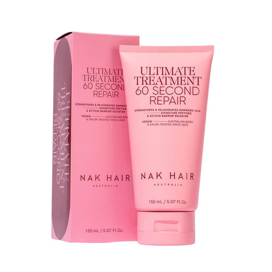 Hair repair treatment tube with pink box, 150 ml, closed cap