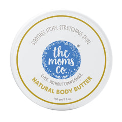 The Moms Co. Natural Body Butter | Soothes Dry, Itchy Skin| Provides 24hrs Moisturization with Cocoa & Shea Butter, 100gm