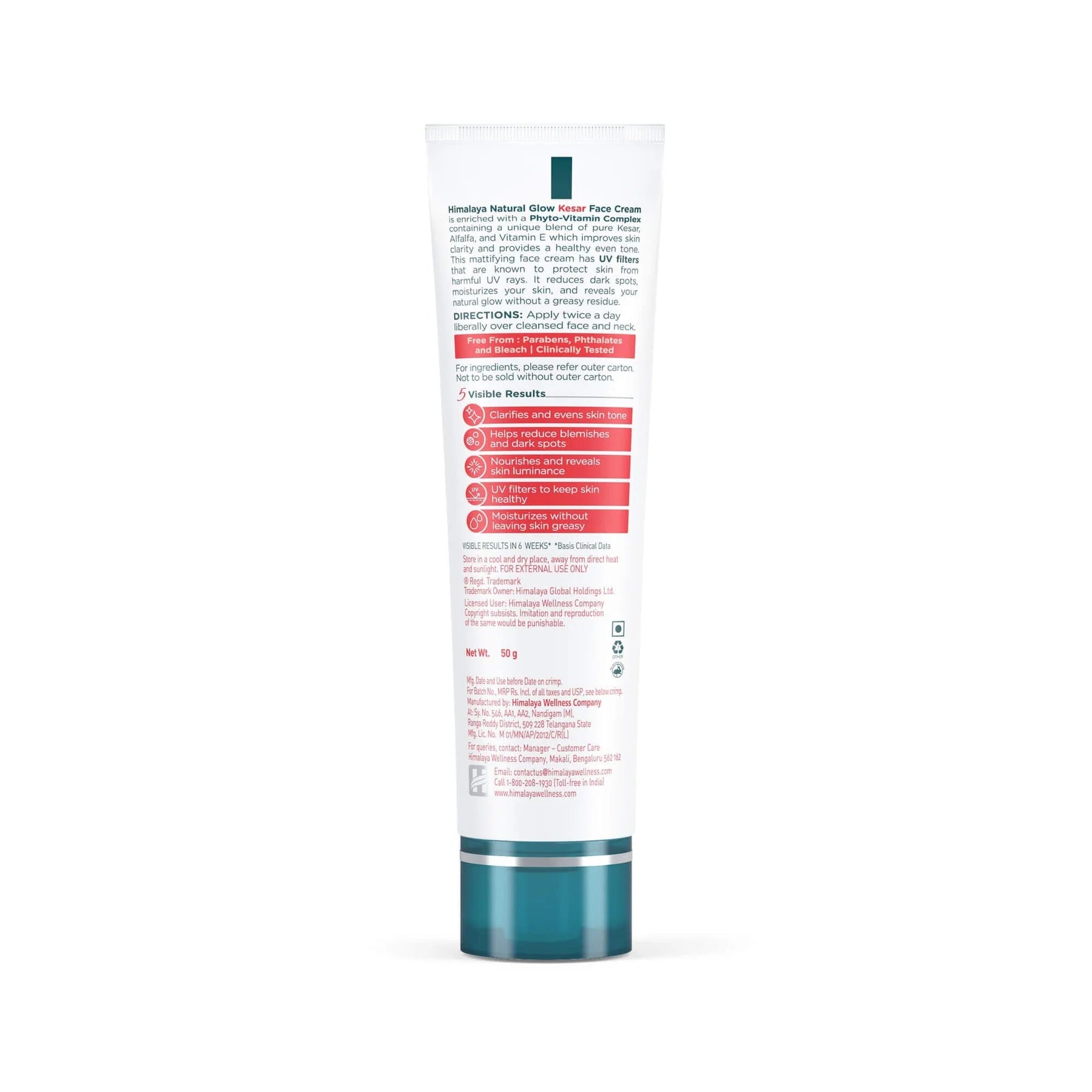 Himalaya - Natural Glow Kesar Face Cream 50g