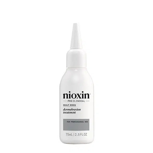 Nioxin dermabrasion scalp treatment bottle, 75 ml with dropper tip