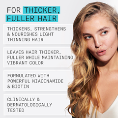 Nioxin System 3 Scalp + Hair Thickening Shampoo for Damaged Hair with Light Thinning 1 Litre
