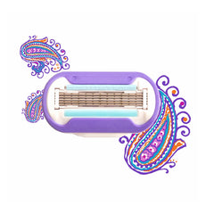 Gillette - Venus Cartridges Swirl Vera Bradly Extra Smooth Pack of 4 Catridges