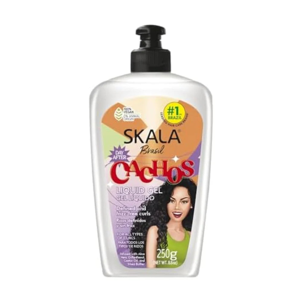 Skala Black Chaos liquid gel in clear bottle with pump, 250g