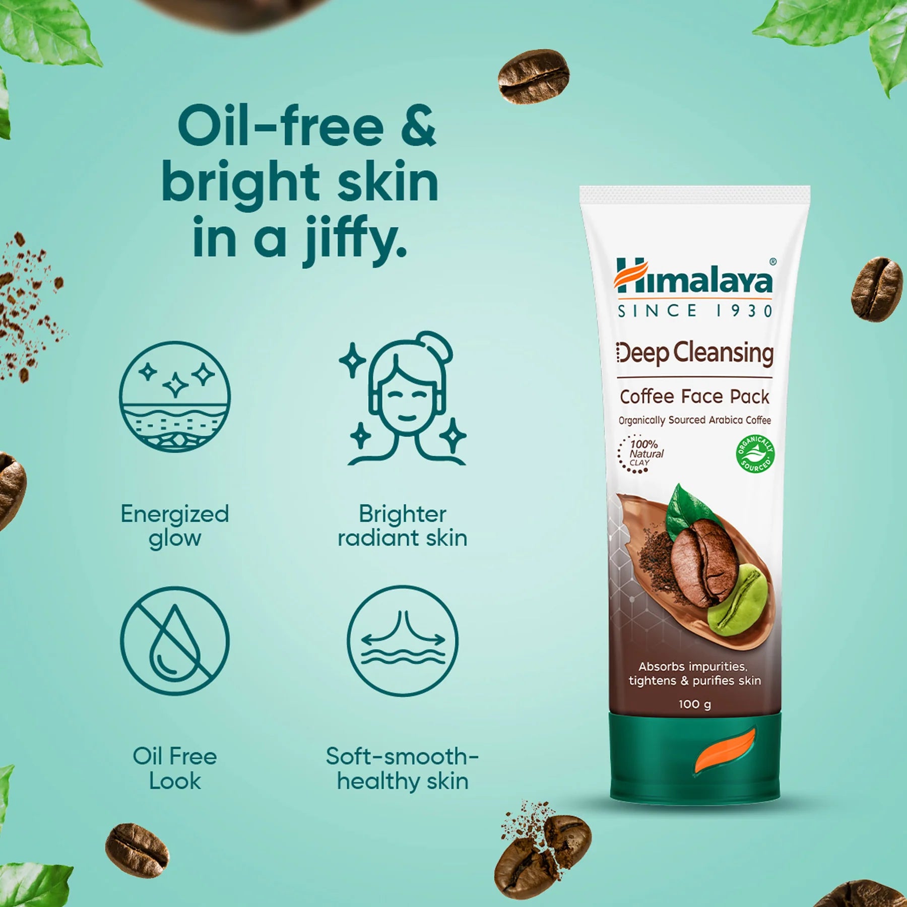 Himalaya - Deep Cleansing Coffee Face Pack 100g