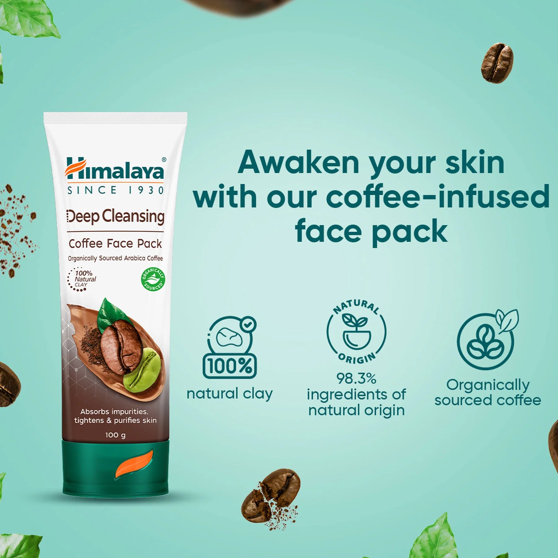 Himalaya - Deep Cleansing Coffee Face Pack 100g