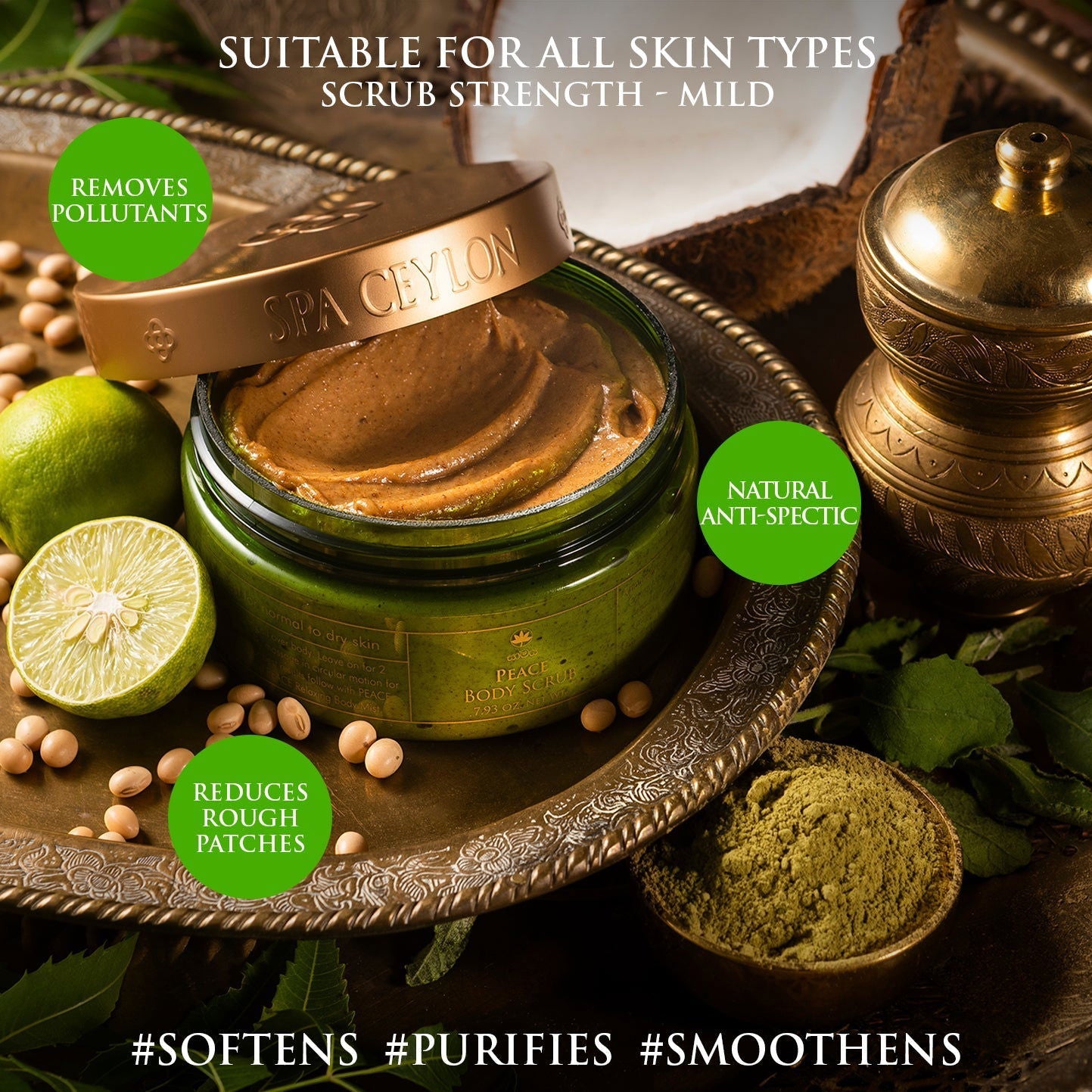 PEACE - Body Scrub -225g - Kess Hair and Beauty
