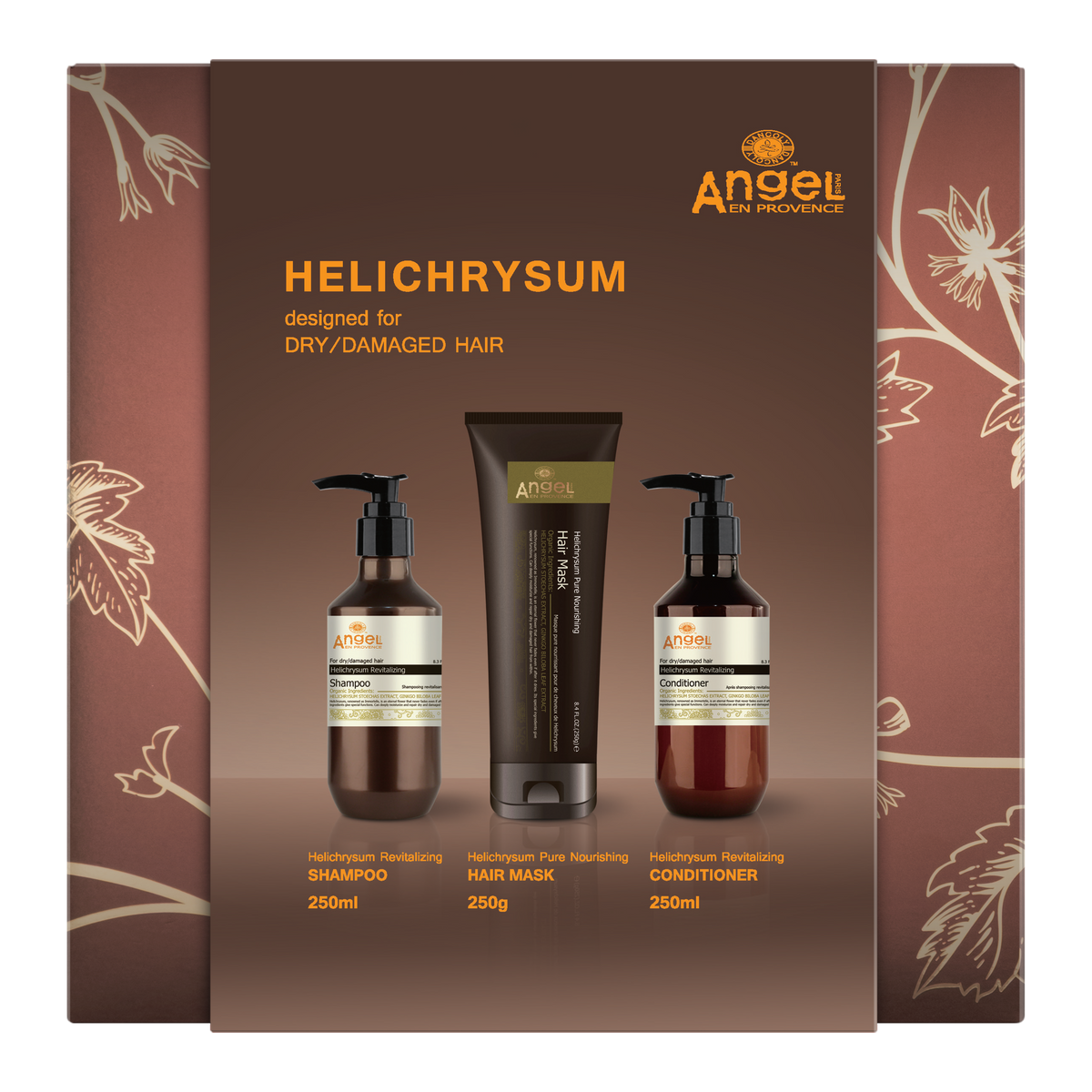 Angel En Provence Helichrysum Revitalizing Shampoo, Conditioner & Hair Mask Holiday Gift Set 2026