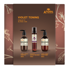 Angel En Provence Lavender Violet Toning Shampoo, Conditioner & Leave-In Treatment Holiday Gift Set 2026