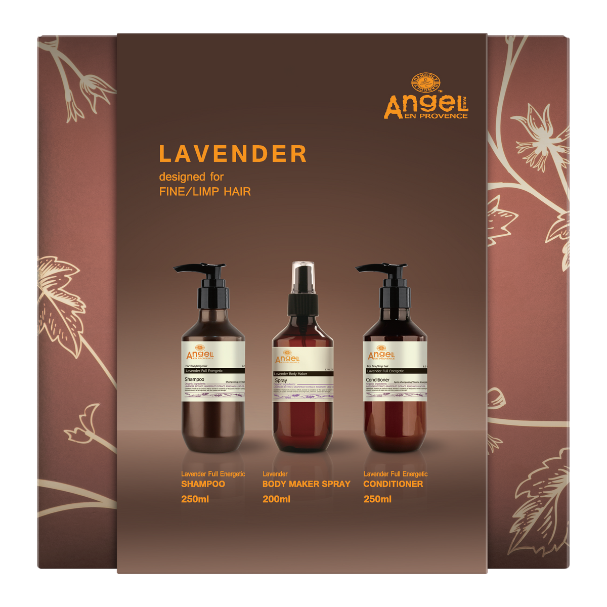 Angel En Provence Lavender Full Energetic Shampoo, Conditioner & Body Maker Spray Holiday Gift Set 2026