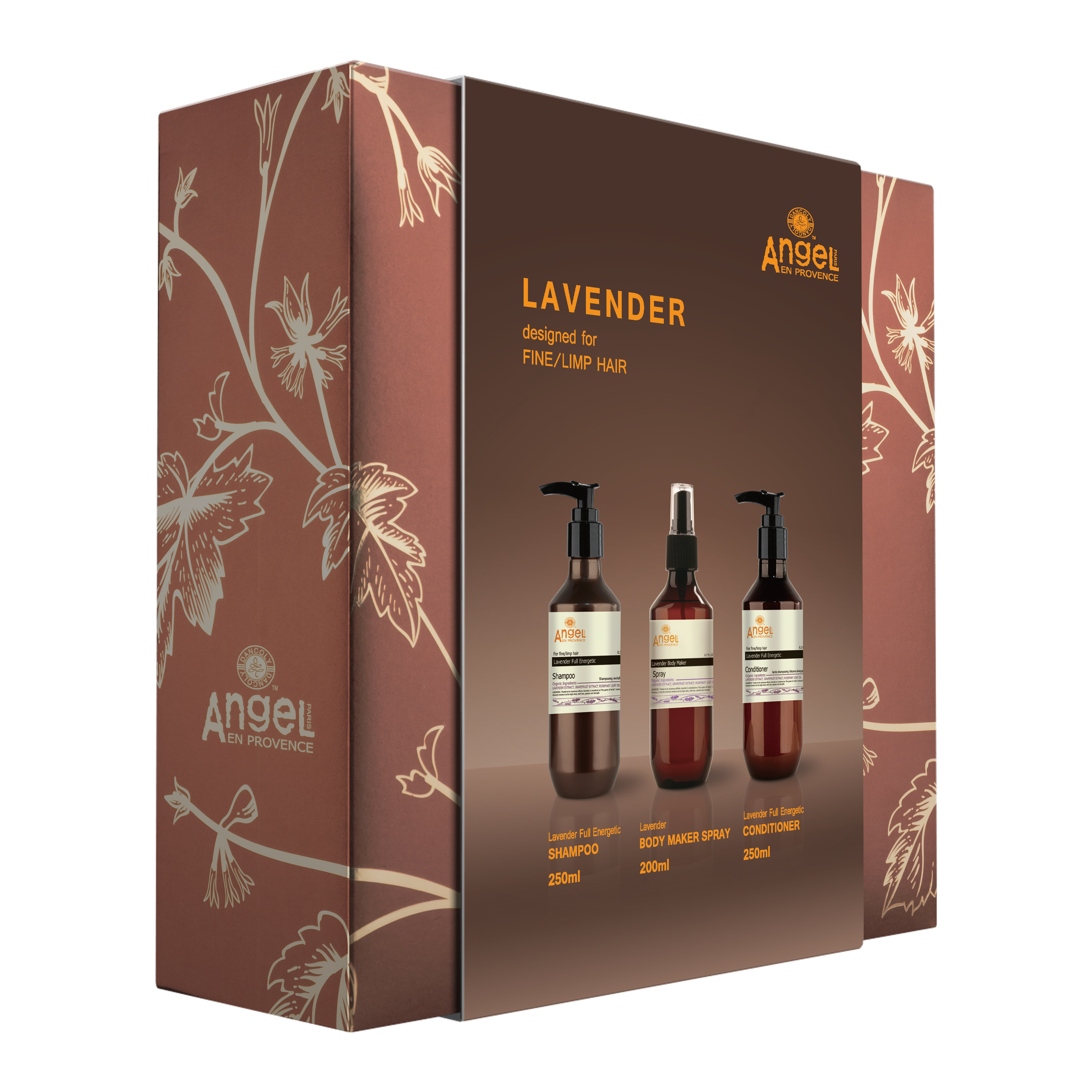 Angel En Provence Lavender Full Energetic Shampoo, Conditioner & Body Maker Spray Holiday Gift Set 2026 - Image 2