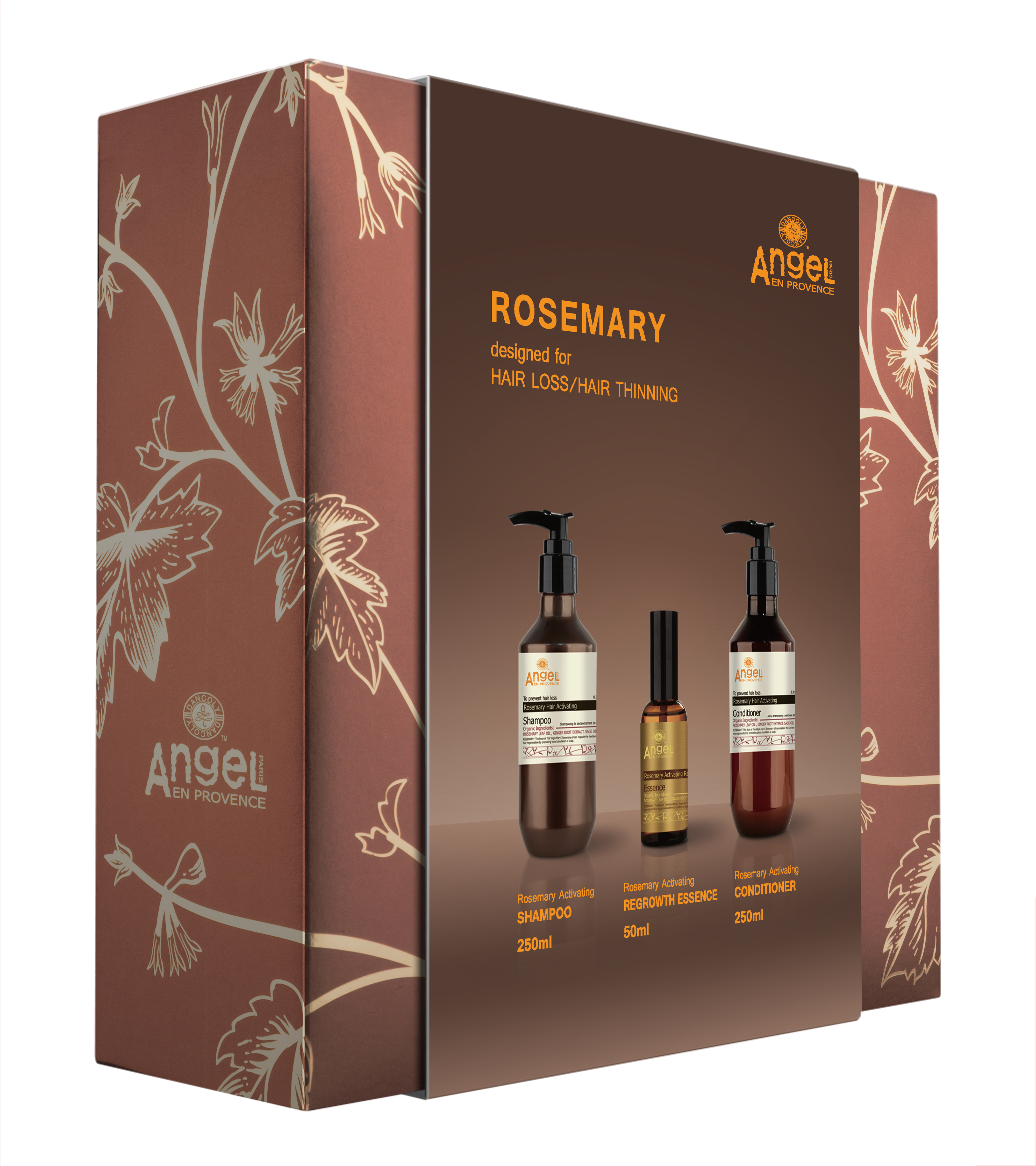 Angel En Provence Rosemary Hair Activating Shampoo, Conditioner & Regrowth Essence Holiday Gift Set 2026 - Image 2