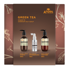Angel En Provence Green Tea Anti-Dandruff Shampoo, Conditioner & Spray Holiday Gift Set 2026